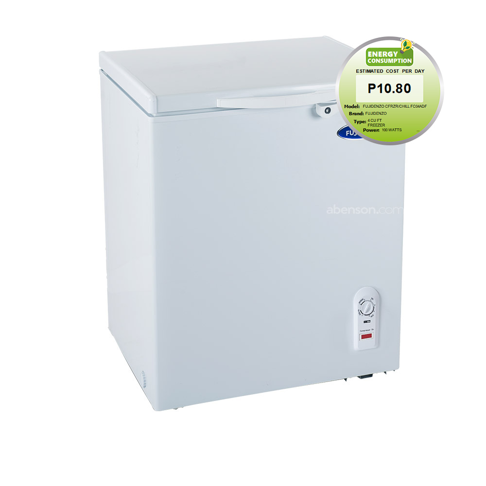 Fujidenzo freezer shop 4 cu ft