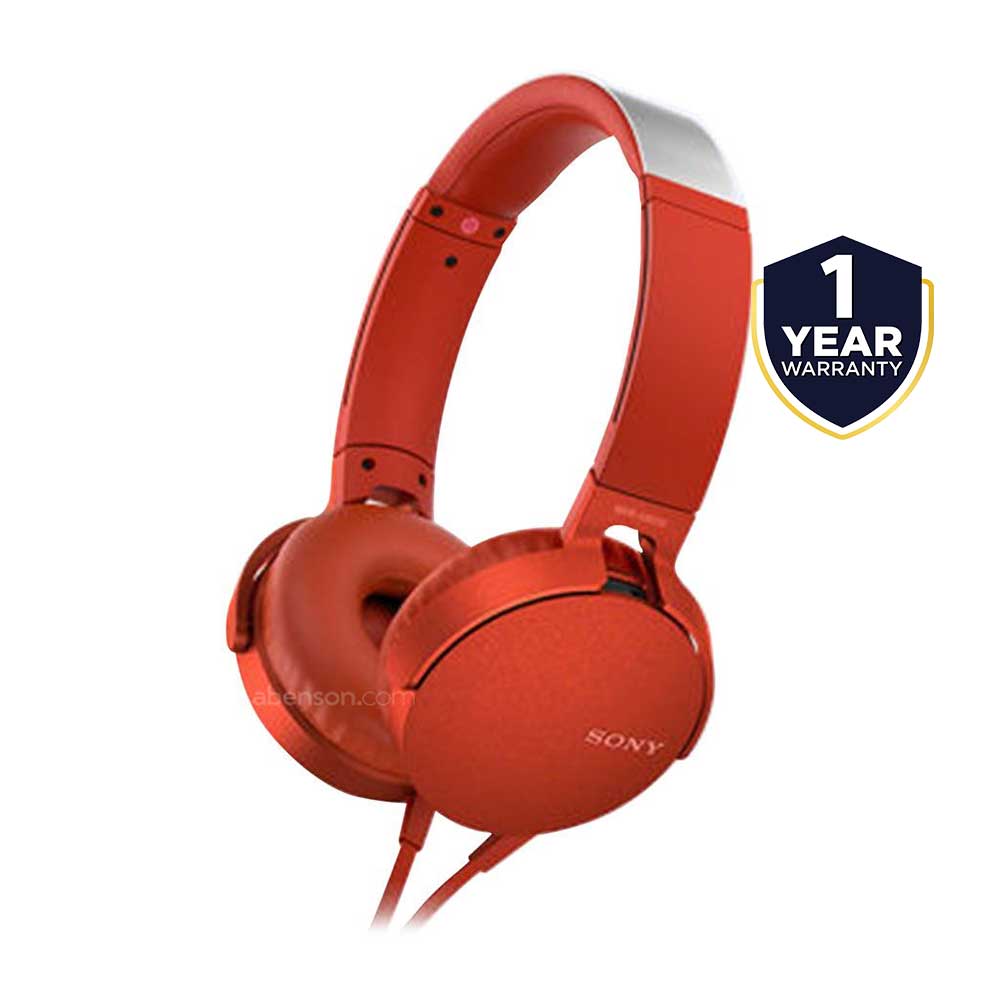 Sony MDR XB550AP Red - Main Image
