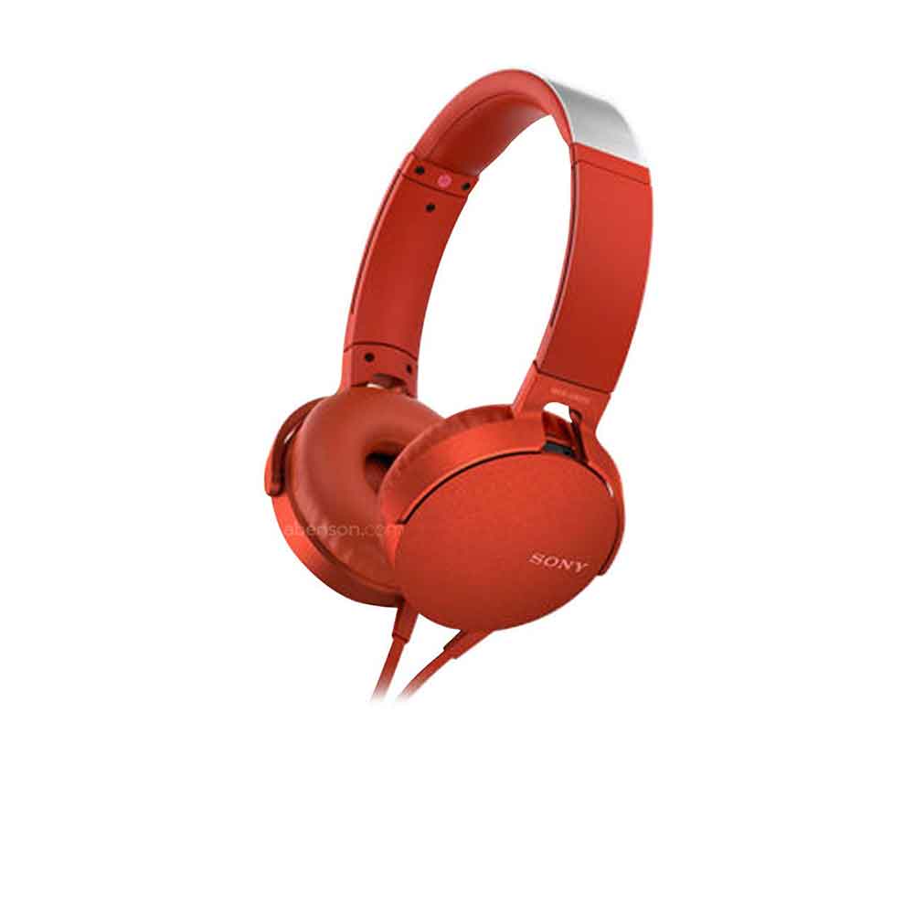 Ear Headphones Sony Mdr Xb 550 Ap Review Sony MDR XB550AP Red