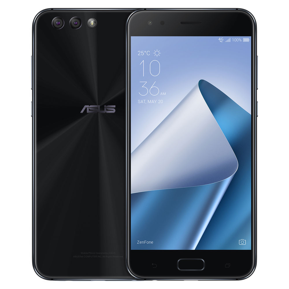 ASUS Zenfone 4 ZE554KL 5.5インチ ASUS ZenFone 4 ZE554KL Midnight Black Smartphone | Mobile