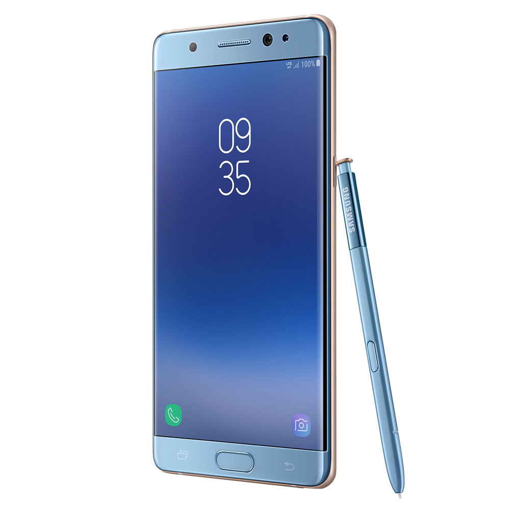 Samsung Galaxy Note FE Blue Coral Smartphone | Mobile | Abenson.com