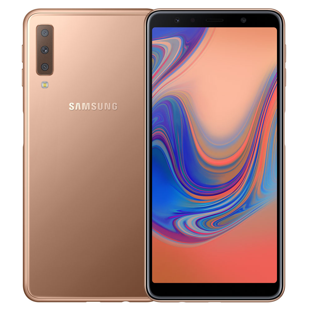 Samsung Galaxy A7 ゴールド 本体