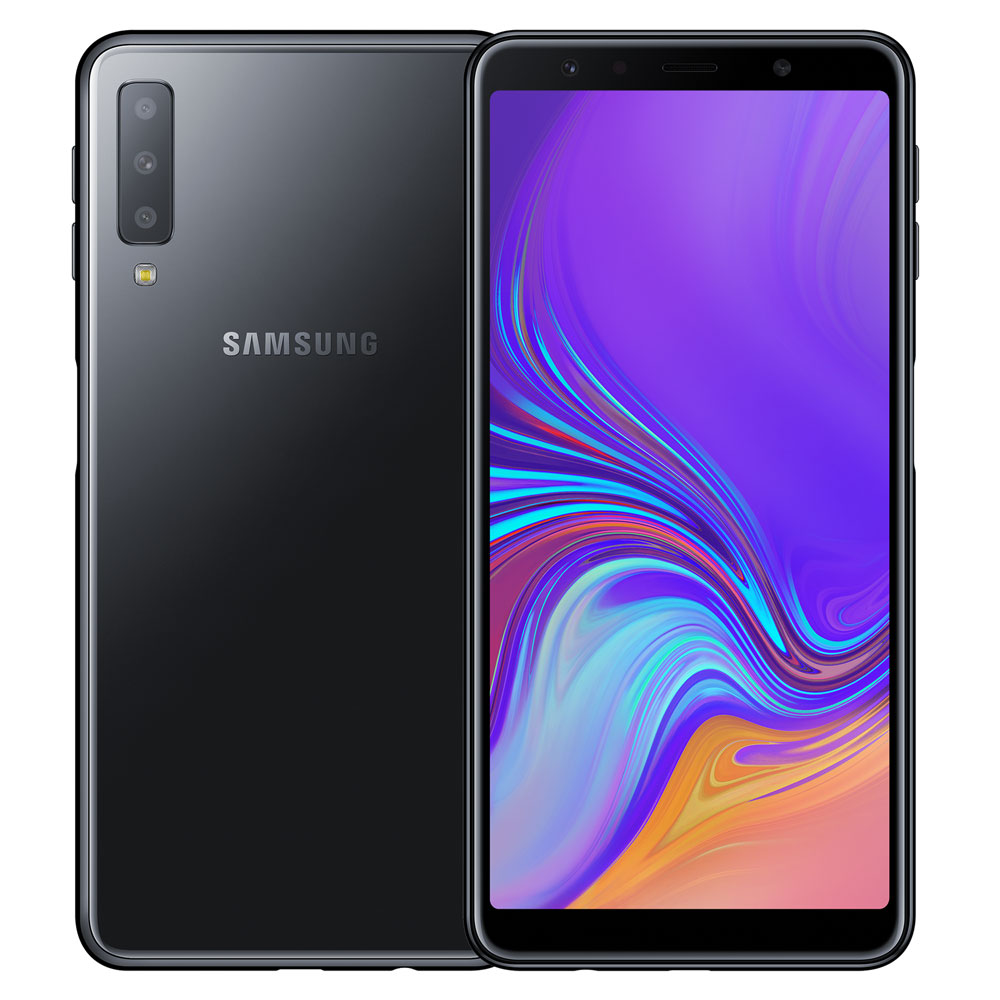 Samsung Galaxy A7 2018 Black Smartphone | Mobile | Abenson.com