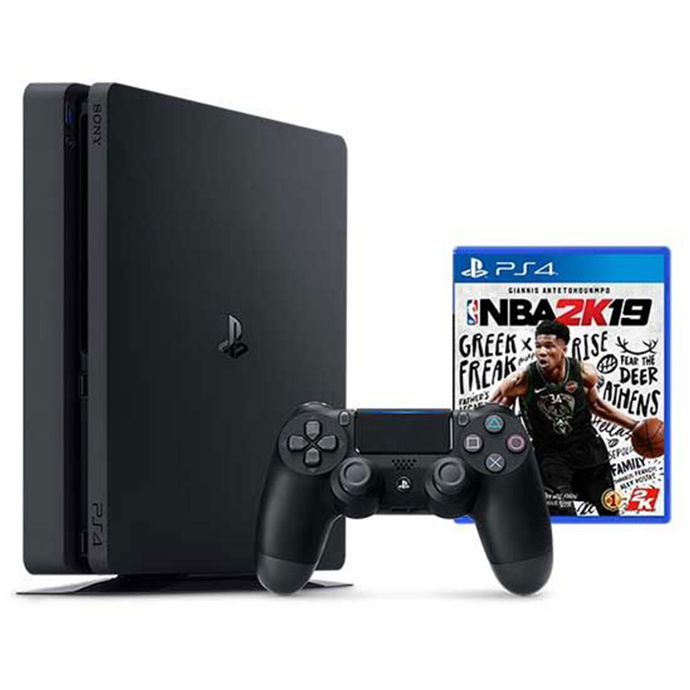 Sony PlayStation Slim 500GB NBA 2K19 Bundle