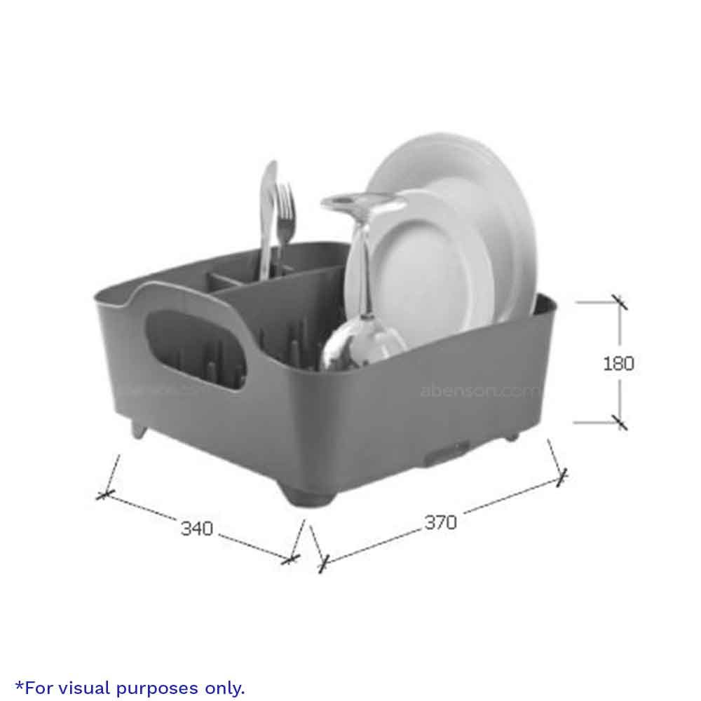 Umbra Tub Charcoal Dish Rack Kitchen Tools and Organizers