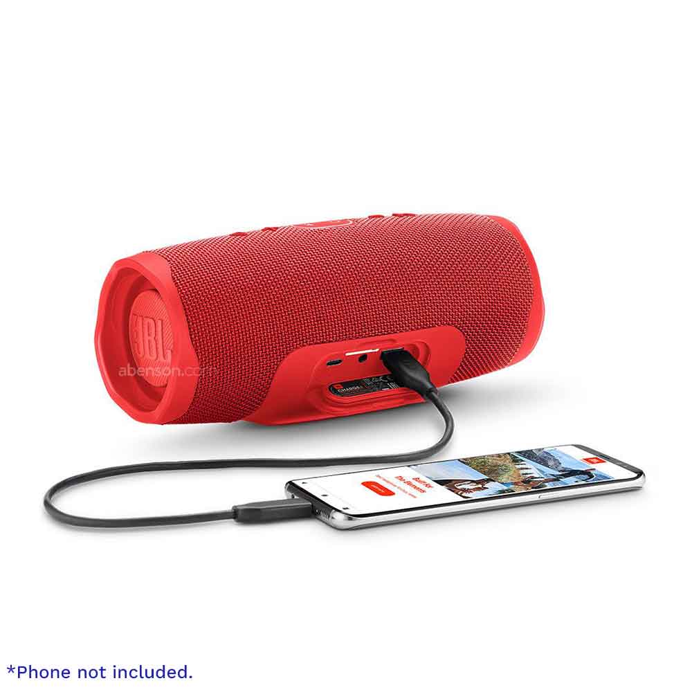 JBL Charge 4 Red Wireless Speakers | Home Entertainment | Abenson.com