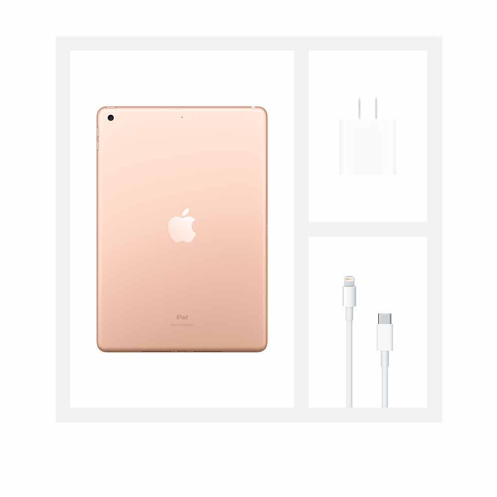 Apple iPad (8th Generation) Wi-Fi + Cellular 128GB Gold Tablet