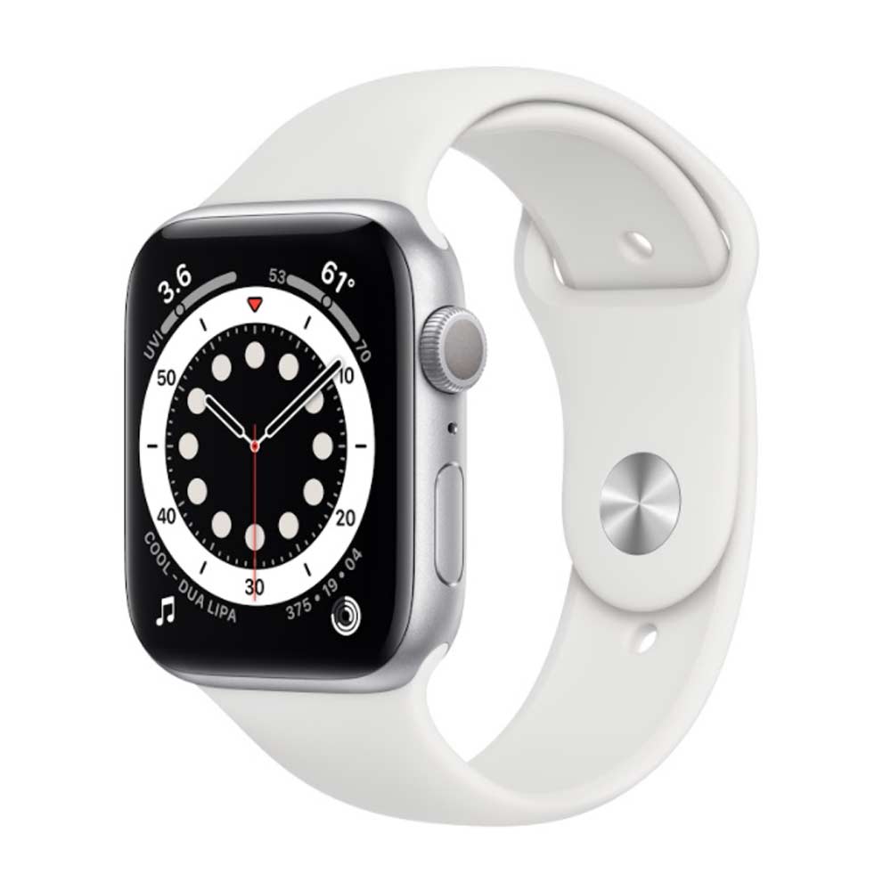 Apple Watch Series (GPS) 44mm Silver Aluminum Case with White