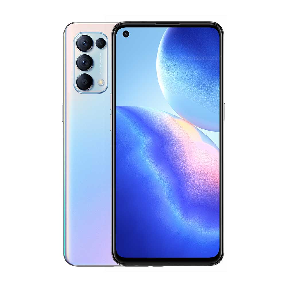 OPPO Reno5 5G Galactic Silver Smartphone | Mobile | Abenson.com