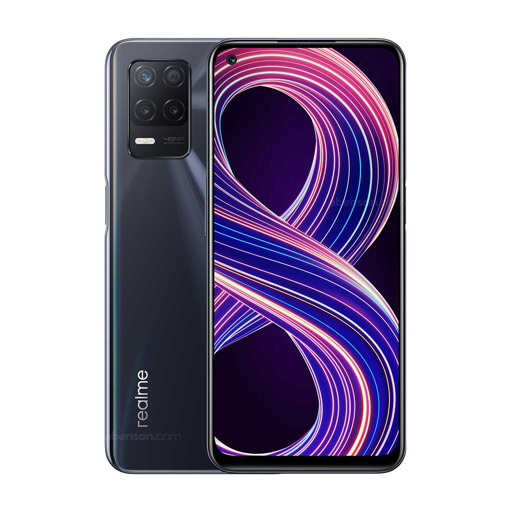 realme 8 5G (8GB + 128GB) Supersonic Black Smartphone | Mobile