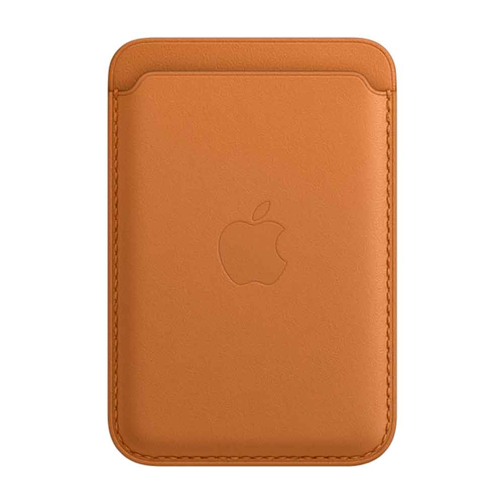 Apple MagSafe Leather Wallet - Golden Brown Leather Wallet with
