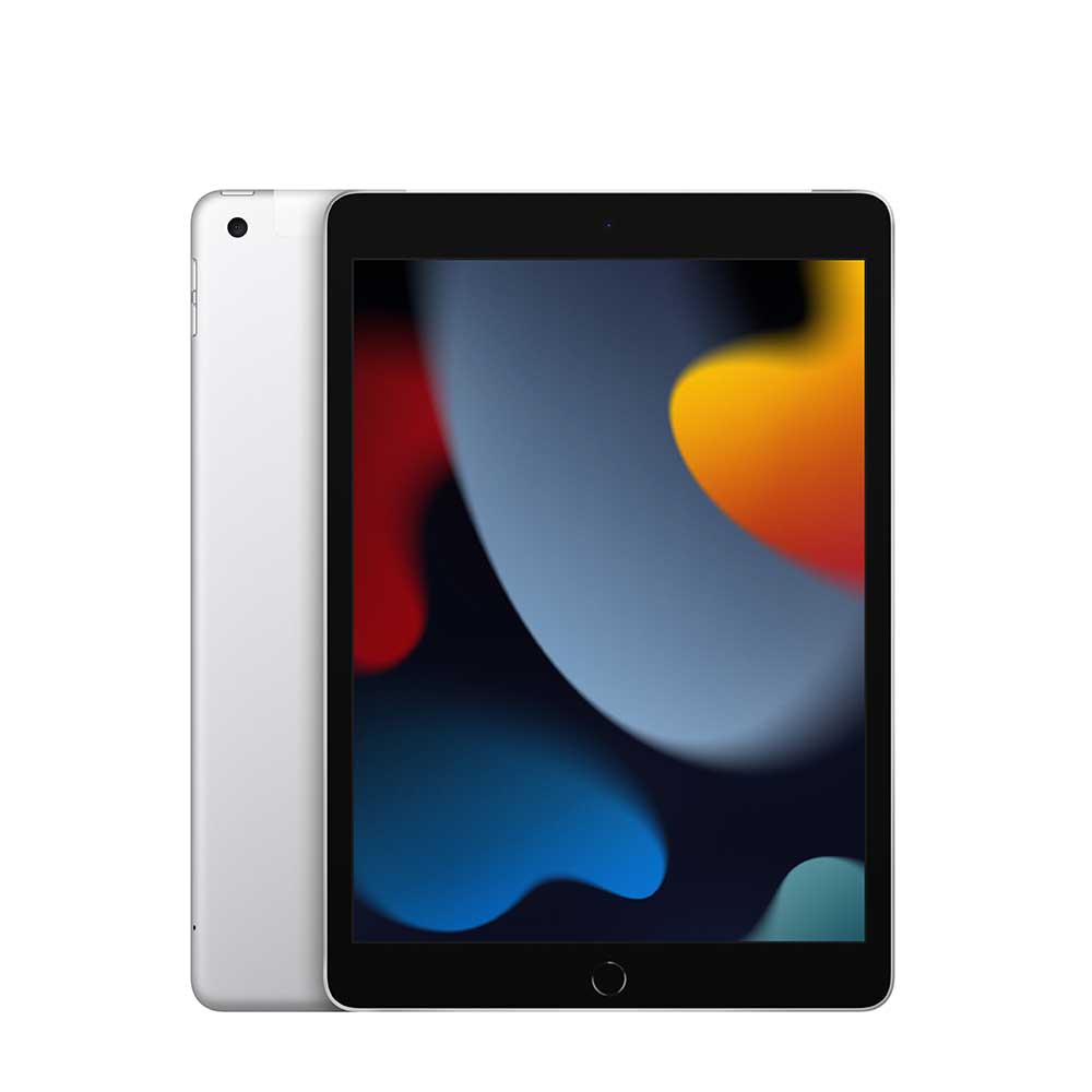Apple iPad (9th Generation) Wi-Fi + Cellular 64GB Silver Tablet