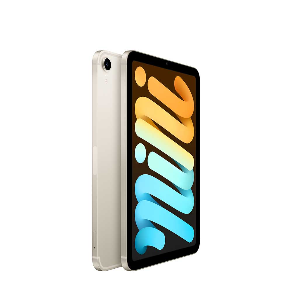 Apple iPad Mini (6th Gen) Wi-Fi + Cellular 64GB Starlight Tablet