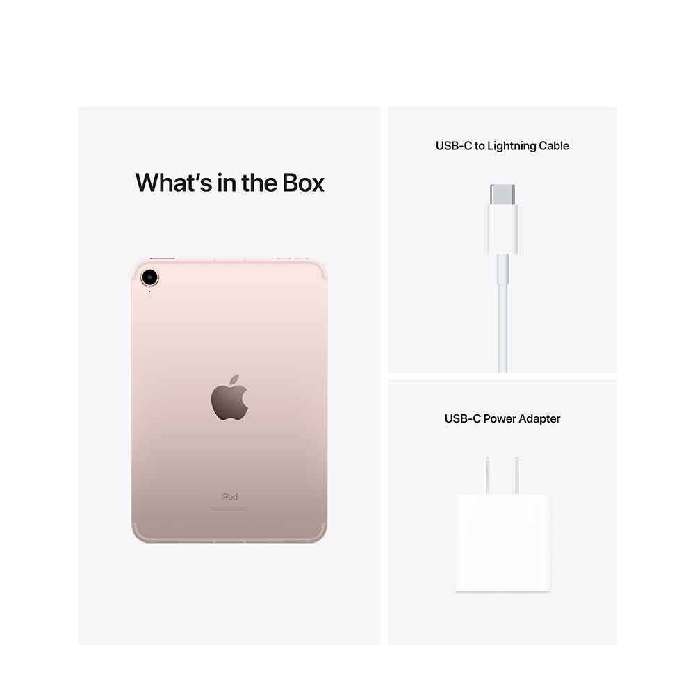 Apple iPad Mini (6th Gen) Wi-Fi + Cellular 256GB Pink Tablet