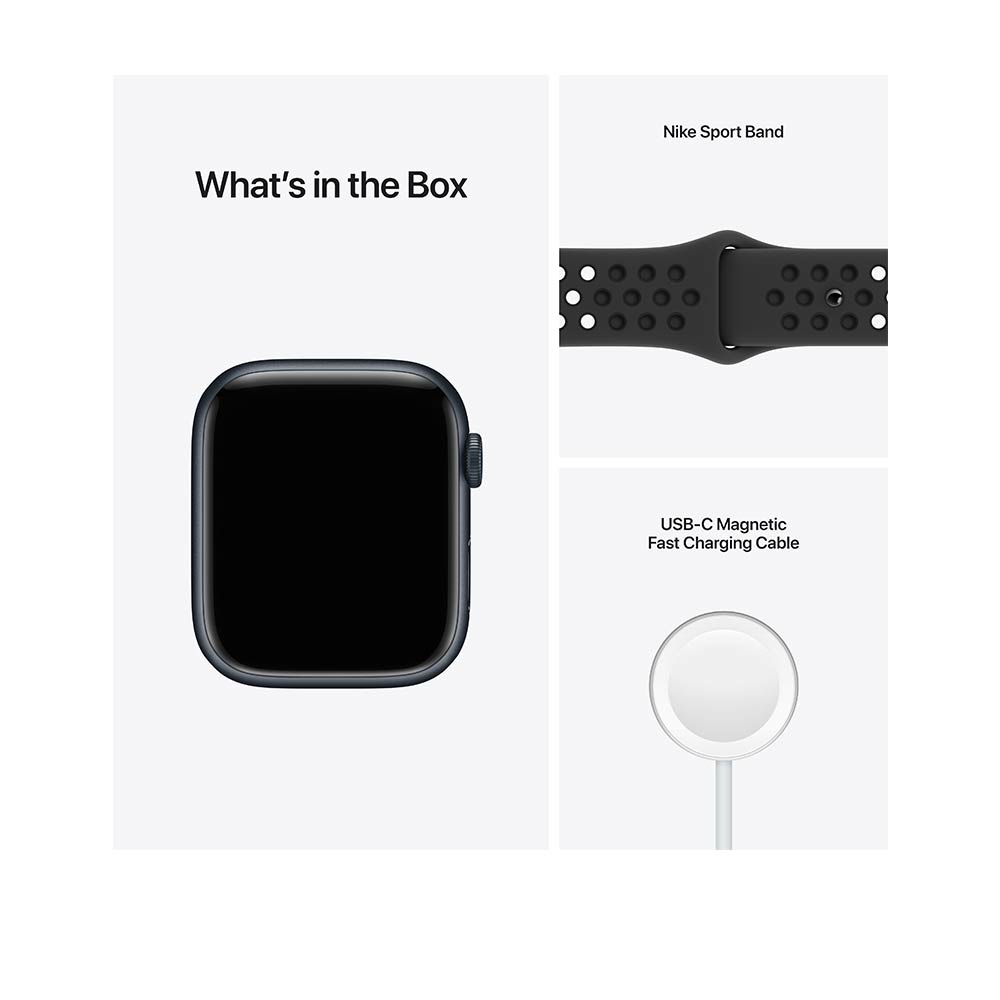apple watch 7 nike 45mm midnight