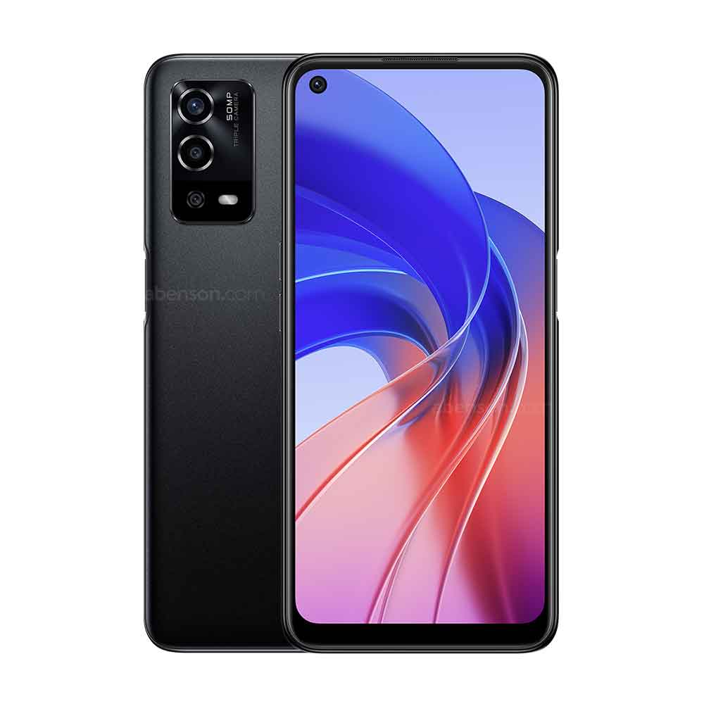 OPPO A55 (4GB + 64GB) Starry Black Smartphone | Mobile | Abenson.com