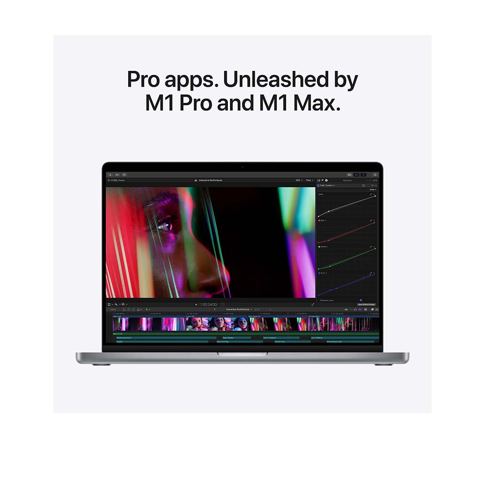 Apple MacBook Pro (14-inch, M1 Pro, 2021) MKGP3 Space Gray Laptop