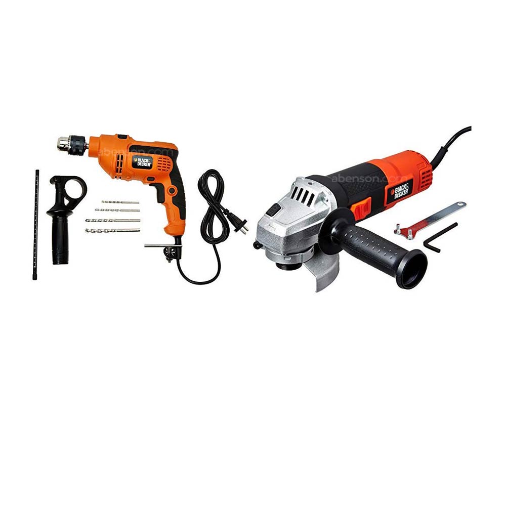 Black Decker Hammer Drill and Grinder TP555G720 B1 Combo Power