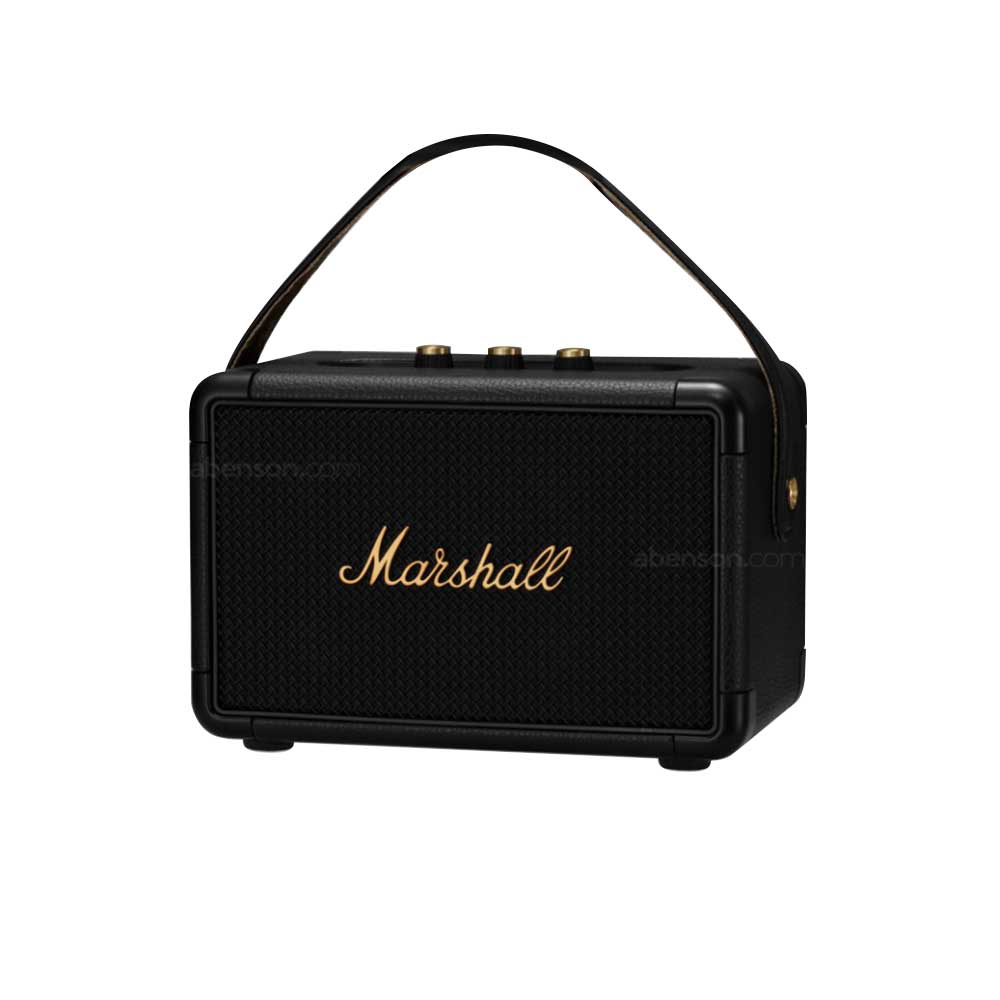 Marshall Kilburn II Black and Brass Bluetooth Speaker | Home