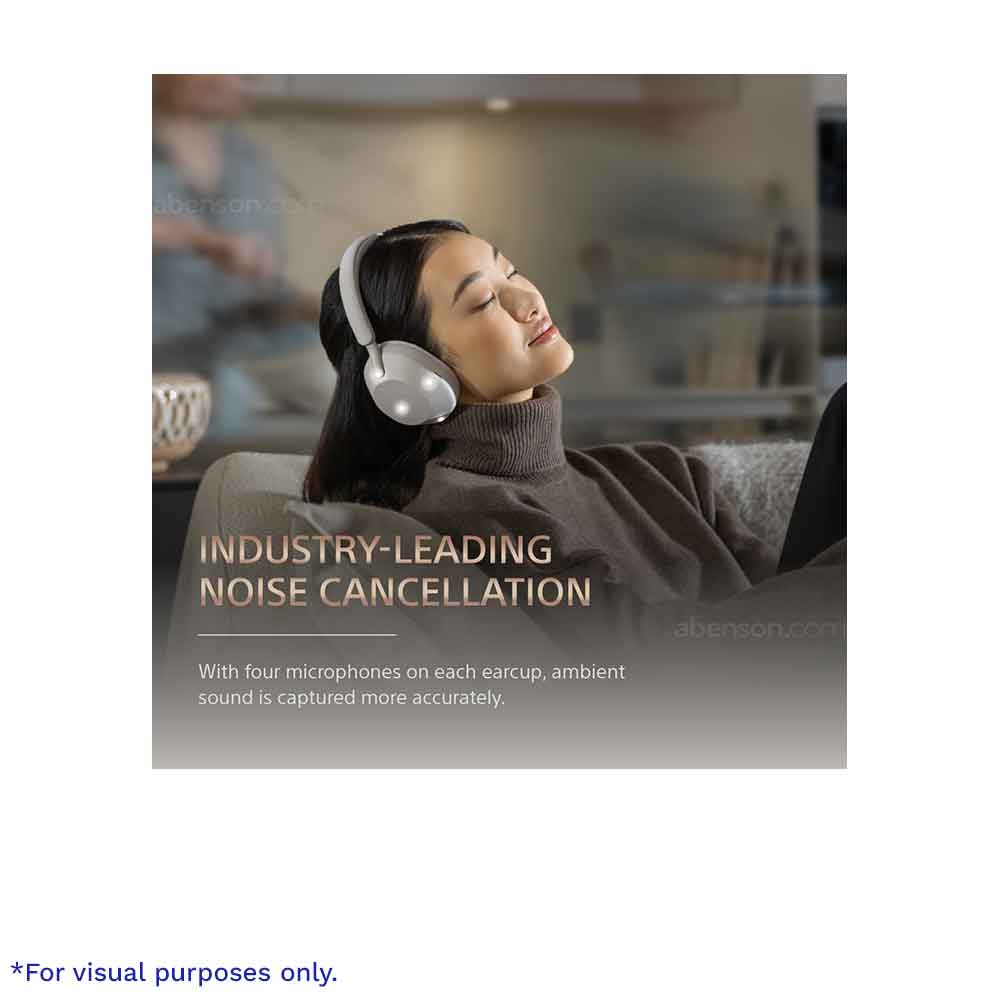 Sony WH-1000XM5 Silver Wireless Noise-Canceling Headphones | Home