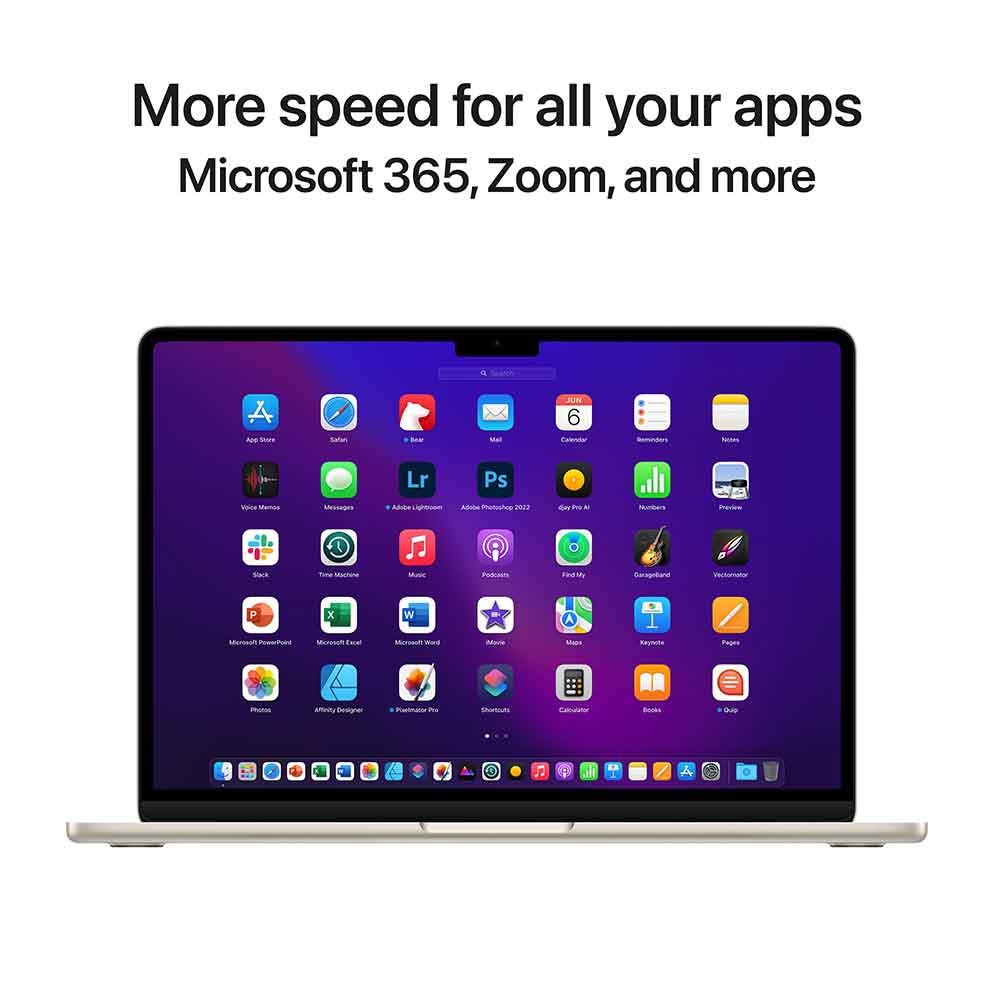 Apple MacBook Air (13-inch, M2 Chip, 2024) MC7W4PP/A Starlight