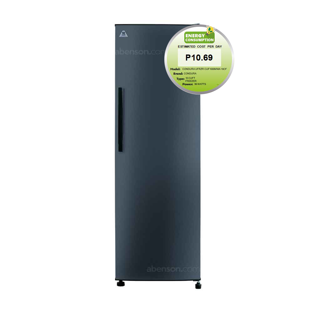 Condura upright store freezer wattage