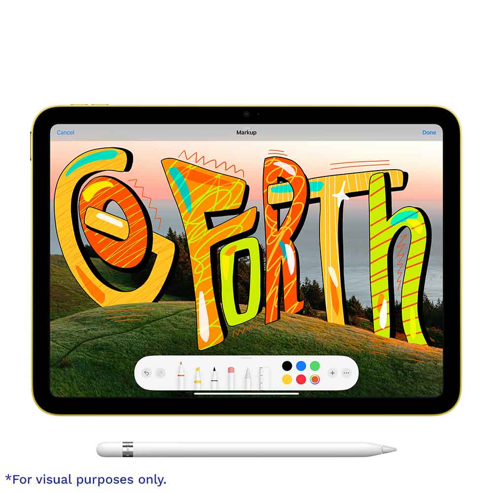 Apple iPad (10th Generation) Wi-Fi 64GB Yellow Tablet