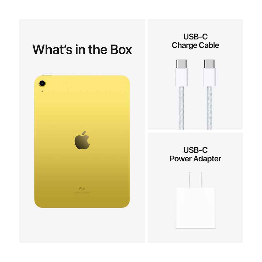 Apple iPad (10th Generation) Wi-Fi 64GB Yellow Tablet