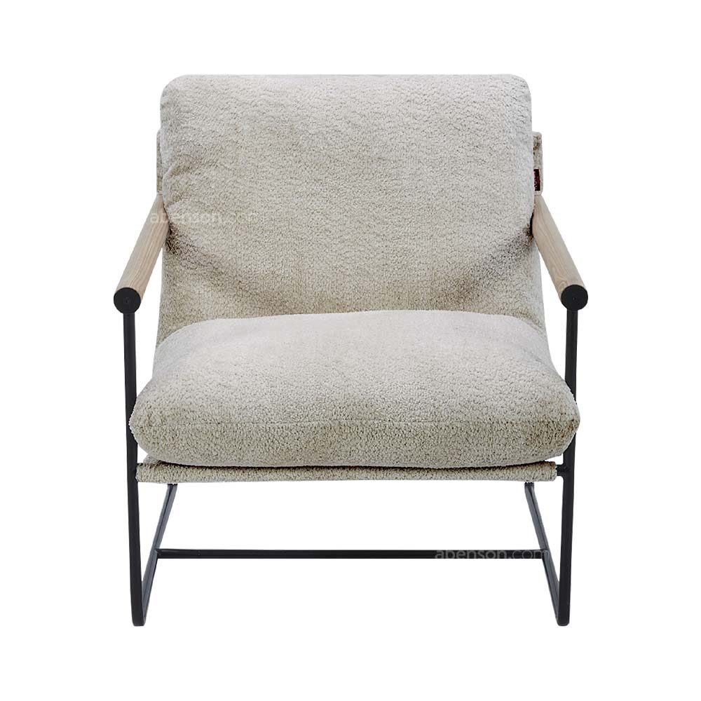 abensonHOME Pavia Light Grey Accent Chair Chairs Living Room