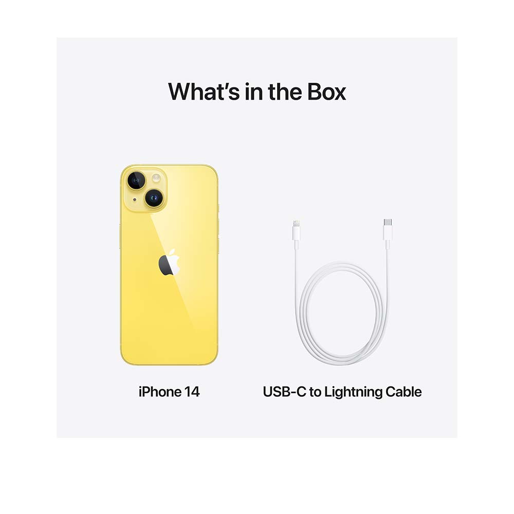 Apple iPhone 14 128GB Yellow Smartphone | Mobile | Abenson.com