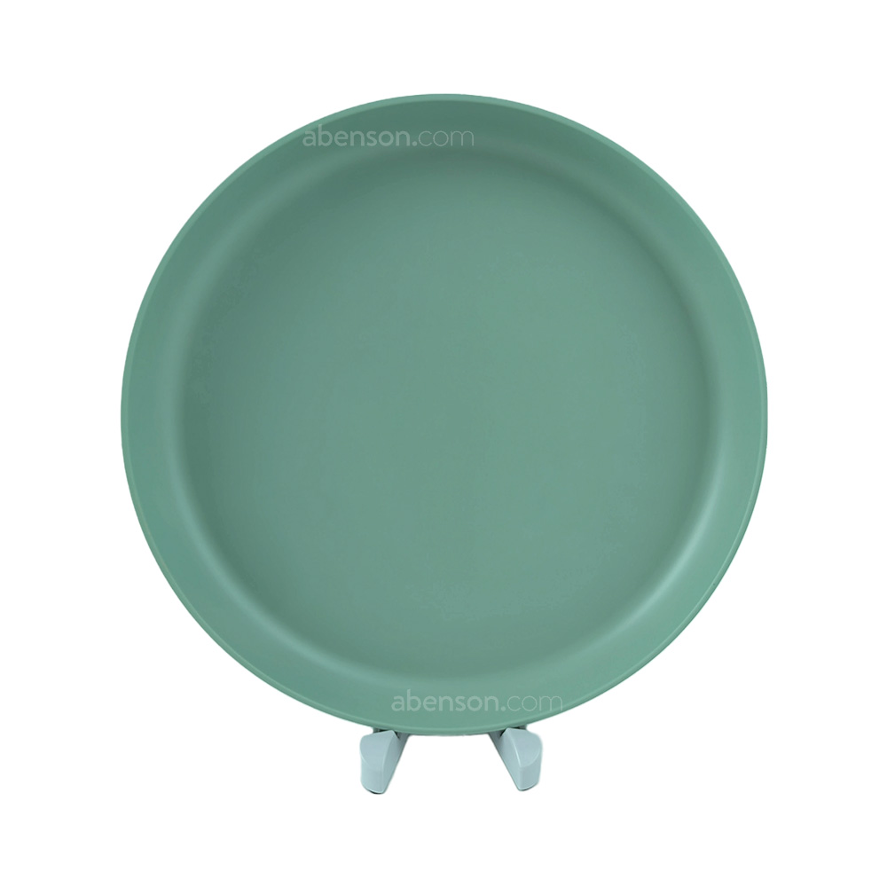 abensonHOME Melaware 10.5 inch Sage Green Dinner Plate Dinnerware Kitchen abensonHOME Kitchen Furniture and Accessories Abenson