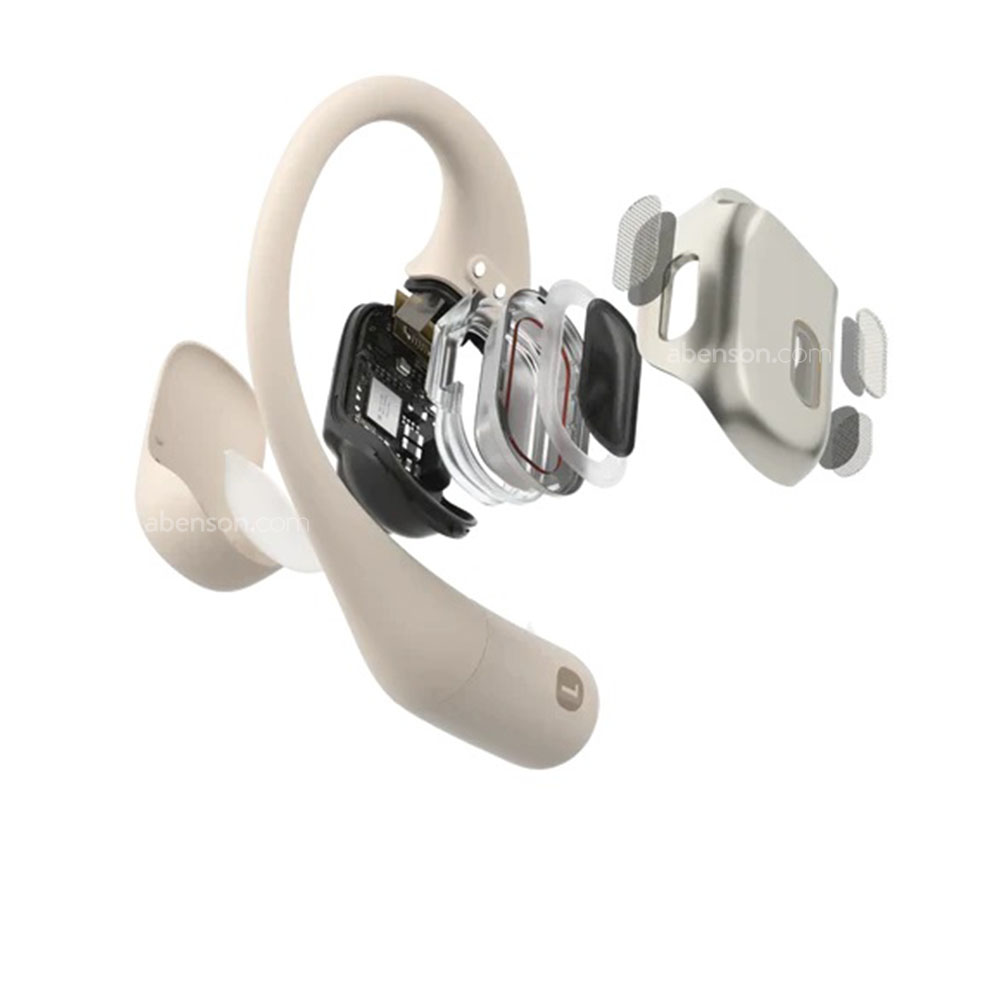 Shokz OpenFit Beige Wireless Earbuds | Personal Audio | Computers