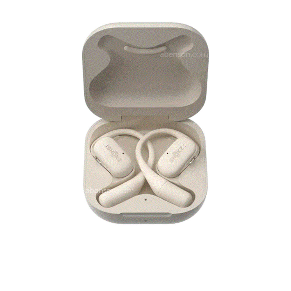 Shokz OpenFit Beige Wireless Earbuds | Personal Audio | Computers