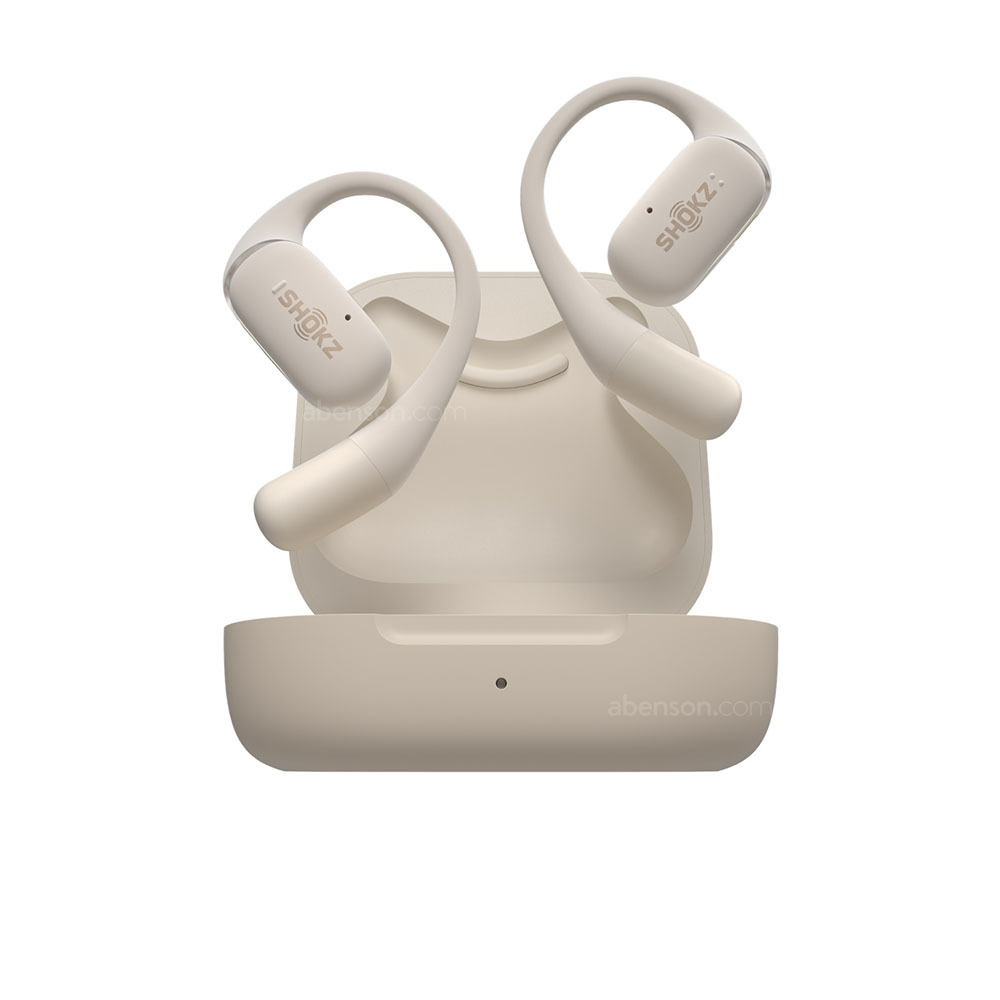 Shokz OpenFit Beige Wireless Earbuds | Personal Audio | Computers