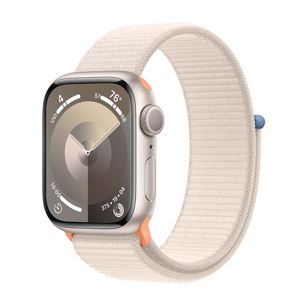 Starlight Milanese Band On Aluminum Apple Watch Milanese Loop