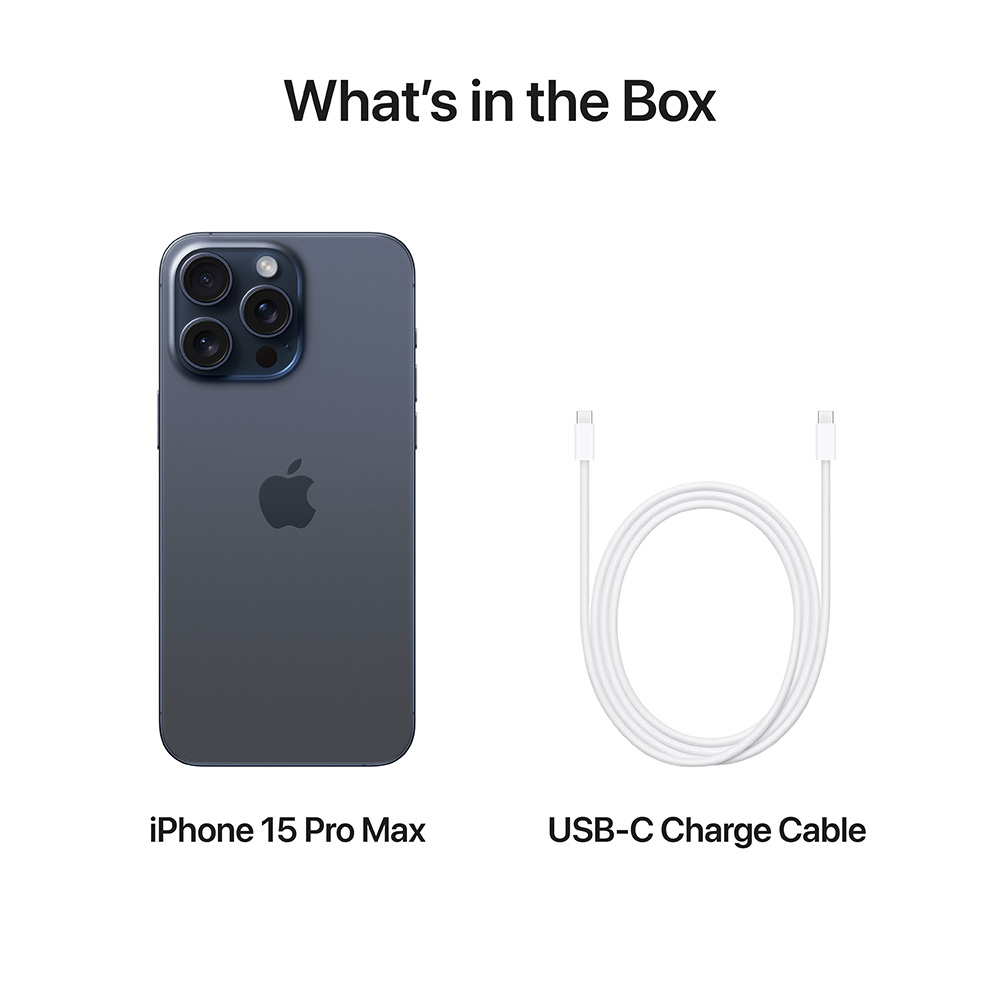 Apple iPhone 15 Pro Max 1TB Blue Titanium Smartphone | Mobile