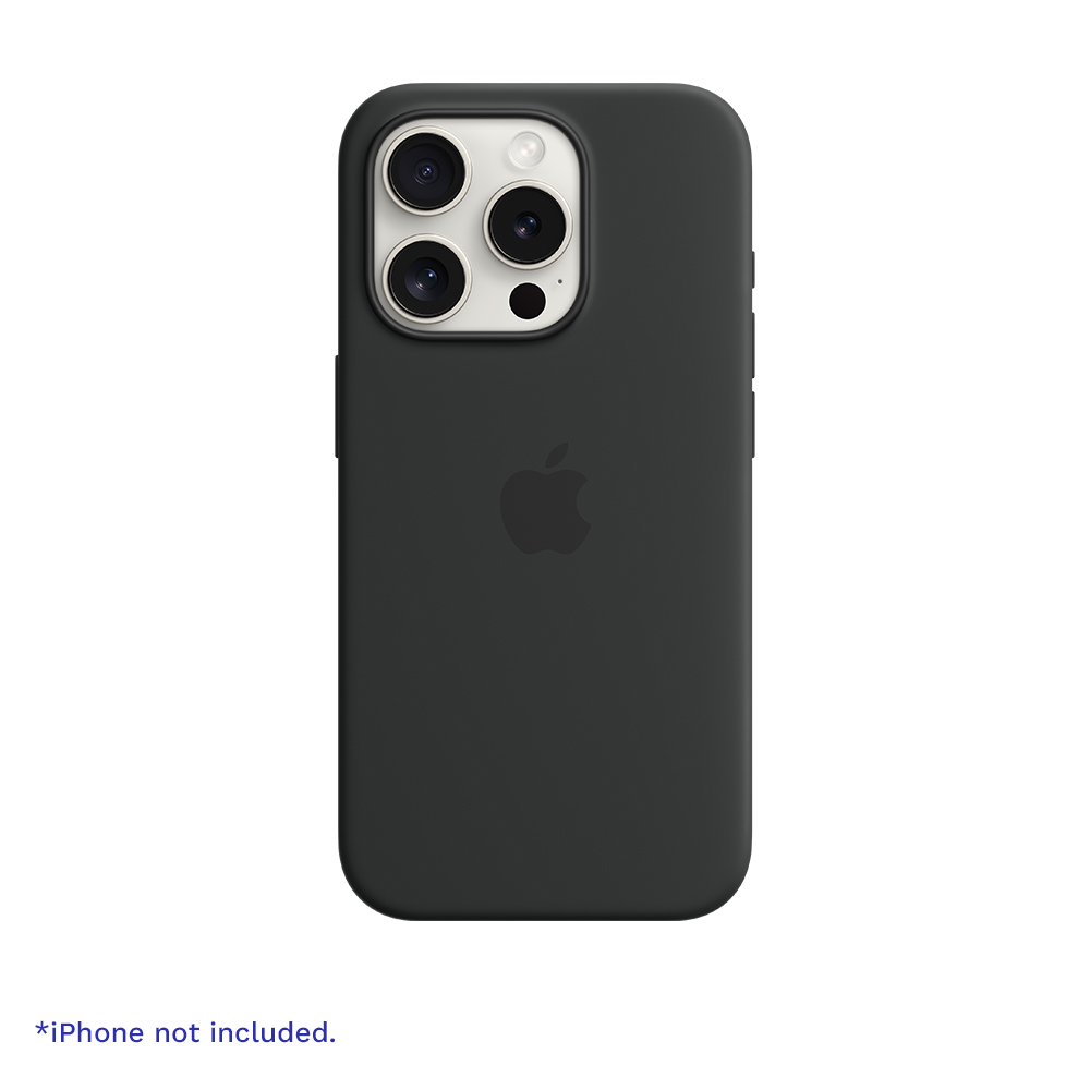 Apple iPhone 15 Pro Max Silicone Case with MagSafe Black