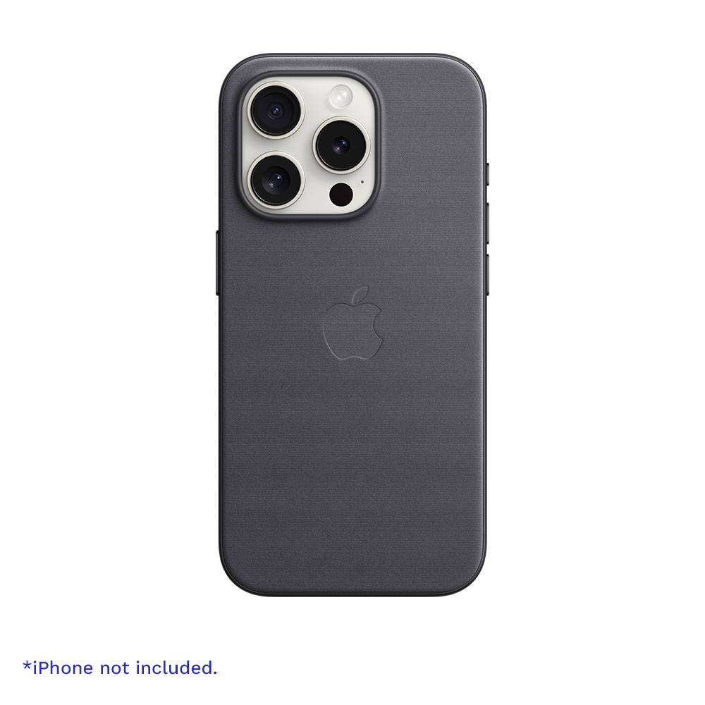 【Apple純正品】iPhone 15 Pro FineWoven Case Apple iPhone 15 Pro FineWoven Case with MagSafe - Black | Mobile