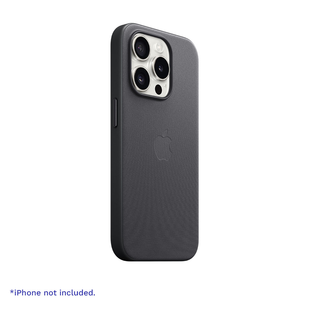Apple iPhone 15 Pro FineWoven Case with MagSafe - Black | Mobile