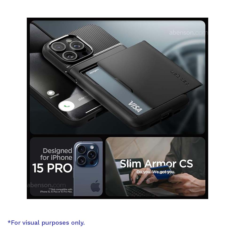 Spigen iPhone 15 Pro Case Armor Black Mobile Accessories