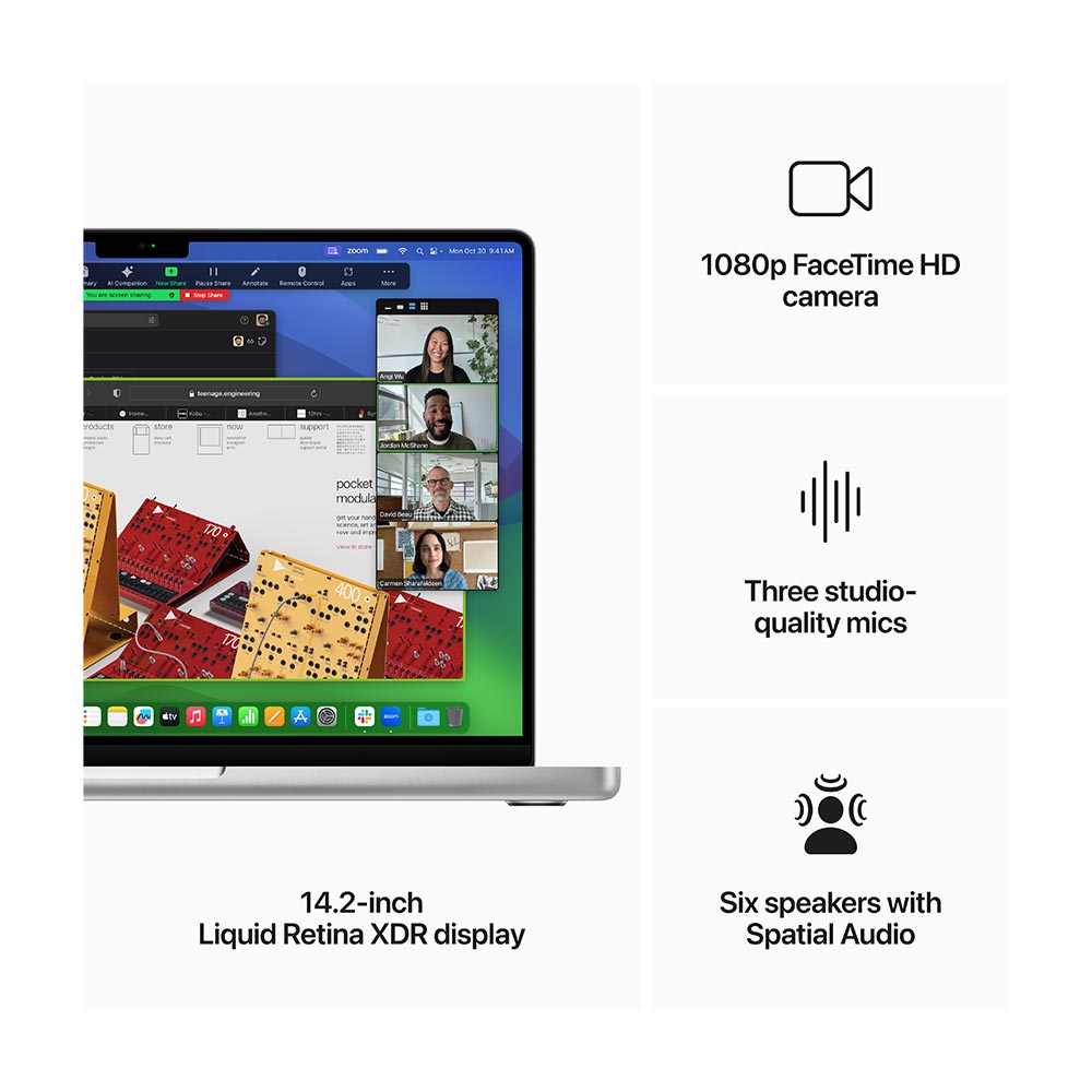 Apple MacBook Pro (14-inch, M3 Pro Chip, 2023) MRX63PP/A Silver