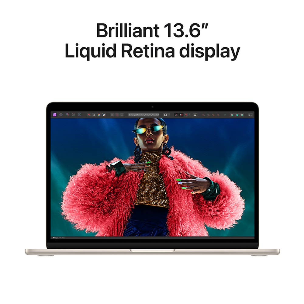 Apple MacBook Air (13-inch, M3 Chip, 2024) MRXU3PP/A Starlight