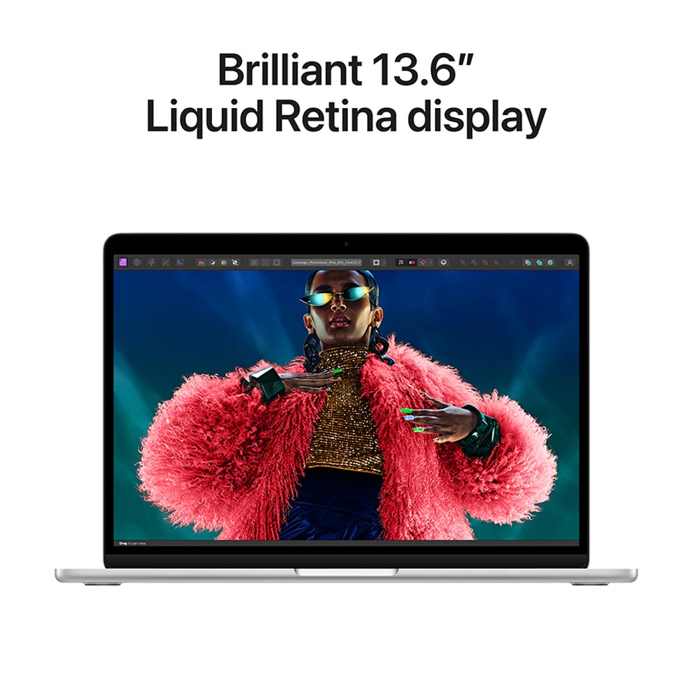 Apple MacBook Air (13-inch, M3 Chip, 2024) MC8H4PP/A Silver Laptop