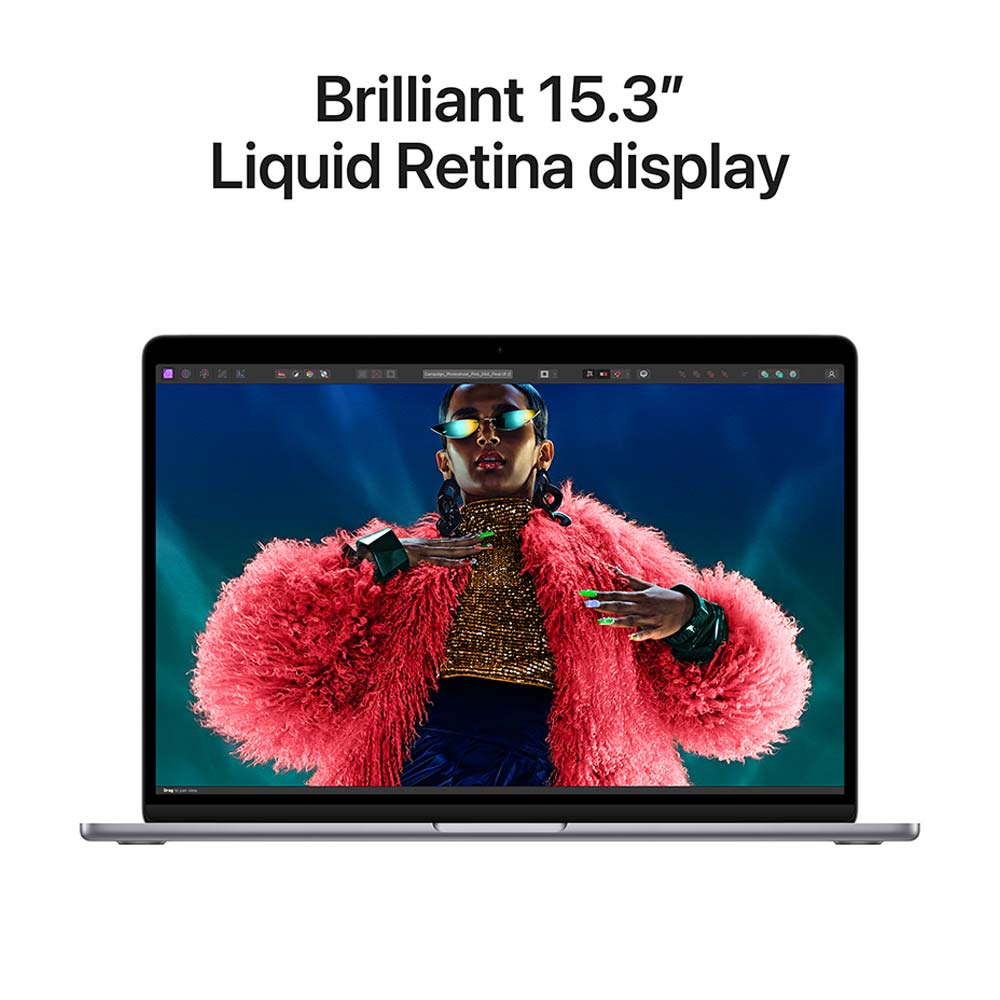 Apple MacBook Air (15-inch, M3 Chip, 2024) MC9D4PP/A Space Gray