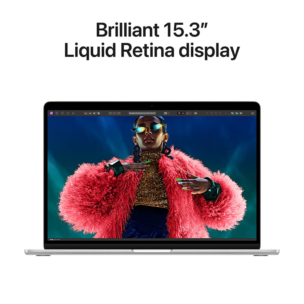 Apple MacBook Air (15-inch, M3 Chip, 2024) MRYQ3PP/A Silver Laptop