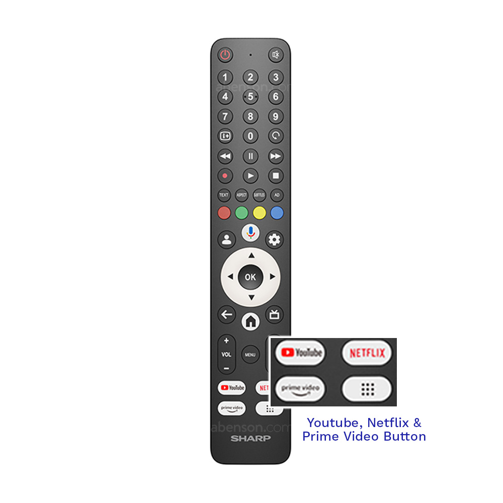 Sharp UHD 4T C65FJ1X 4K Ultra HD Google TV Television