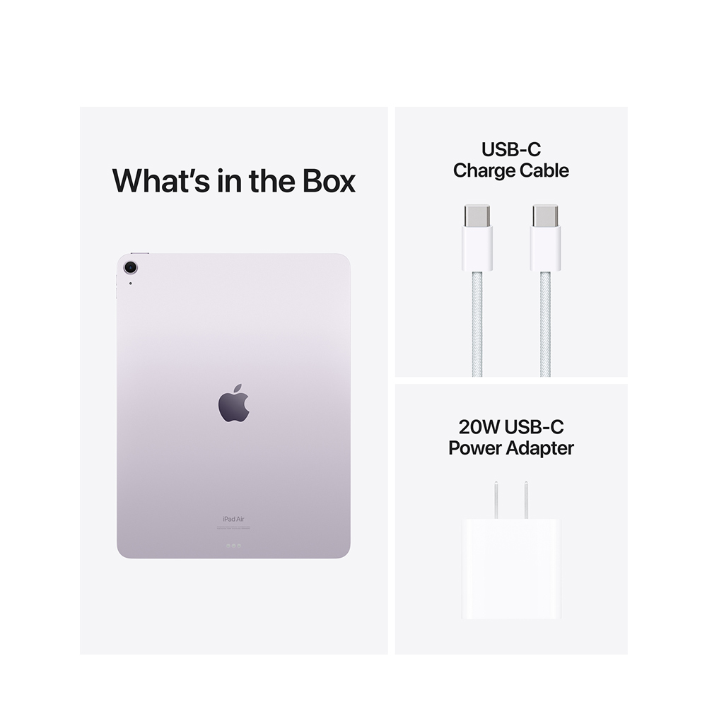 Apple iPad Air 13-inch (6th Gen) Wi-Fi 512GB Purple Tablet
