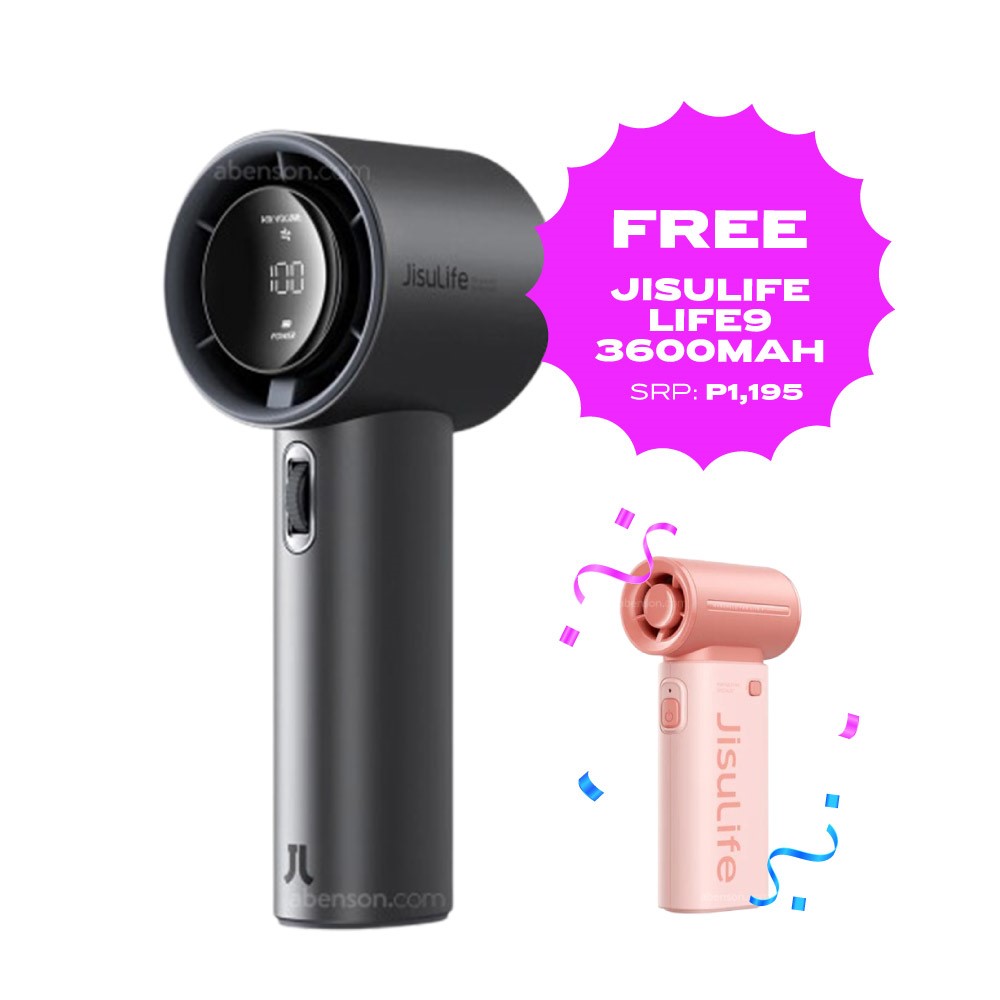新品未使用 JisuLife Handheld Fan Pro1S JisuLife Handheld Fan Pro1S|Mini Rechargeable Fans|LED Display