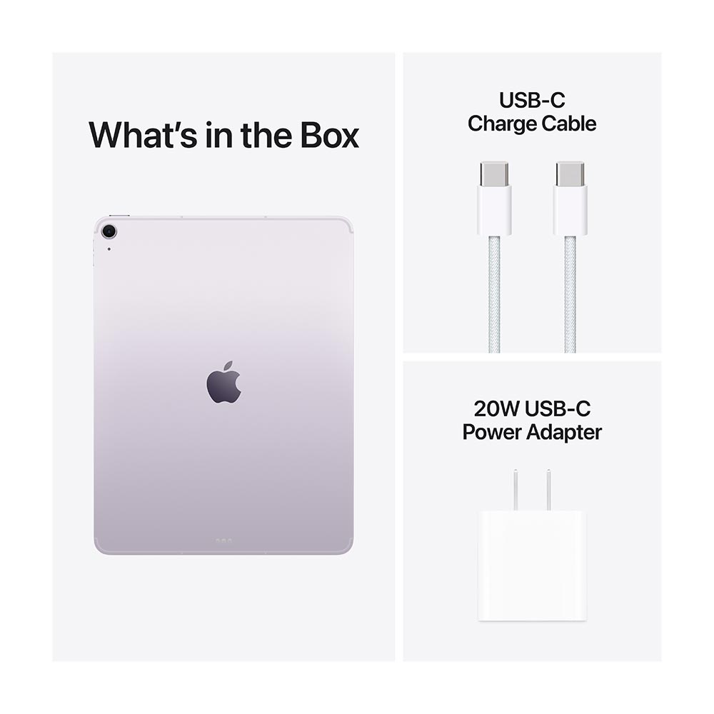 Apple iPad Air 13-inch (7th Gen) Wi-Fi Purple Tablet | Mobile