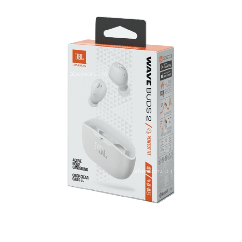 JBL Wave Buds 2 White Wireless Earbuds | Home Entertainment